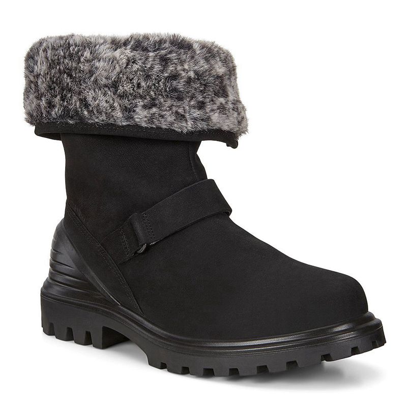 Kids Ecco Tredtray K - Boots Black - India EYMSQW941